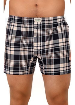 Bawełniane bokserki męskie w kratkę Brit, Kolor granatowo-beżowy, Rozmiar M, Italian Fashion - id: 217947 - marki Italian Fashion - 186246488 Bawełniane bokserki męskie w kratkę Brit, Kolor granatowo-beżowy, Rozmiar M, Italian Fashion ze sklepu Primodo w kategorii Majtki męskie - zdjęcie 186246488