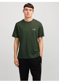 Jack &amp; Jones Koszulka w kolorze ciemnozielonym ze sklepu Limango Polska w kategorii T-shirty męskie - zdjęcie 186247045