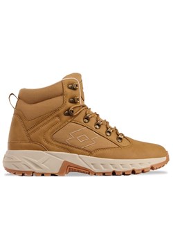 Buty męskie Lotto Woodlark Mid 2400310U-7272 - brązowe ze sklepu streetstyle24.pl w kategorii Buty zimowe męskie - zdjęcie 186247216