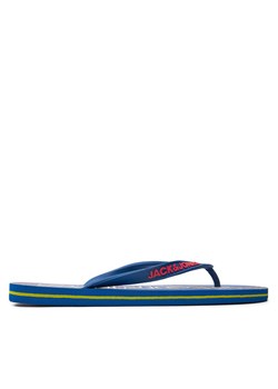 Japonki Jack & Jones Jfwlogo 12251259 Granatowy ze sklepu eobuwie.pl w kategorii Klapki męskie - zdjęcie 186247339
