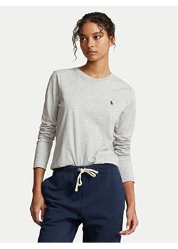 Polo Ralph Lauren Bluzka 211898699004 Szary Regular Fit ze sklepu MODIVO w kategorii Bluzki damskie - zdjęcie 186247765