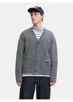Jack & Jones Kardigan Norrebro 12282732 Szary Loose Fit ze sklepu MODIVO w kategorii Swetry męskie - zdjęcie 186247786
