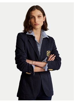 Polo Ralph Lauren Marynarka Blz 211795348002 Granatowy Slim Fit - id: 0000208514422 - marki Polo Ralph Lauren - 186247808 Polo Ralph Lauren Marynarka Blz 211795348002 Granatowy Slim Fit ze sklepu MODIVO w kategorii Marynarki damskie - zdjęcie 186247808