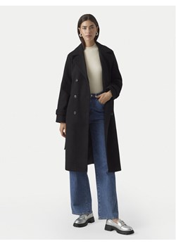 Vero Moda Płaszcz przejściowy Fortuneaya 10289870 Czarny Regular Fit ze sklepu MODIVO w kategorii Płaszcze damskie - zdjęcie 186247879