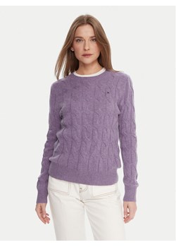Tommy Hilfiger Sweter WW0WW43586 Fioletowy Regular Fit ze sklepu MODIVO w kategorii Swetry damskie - zdjęcie 186247886