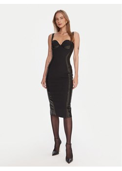 Elisabetta Franchi Sukienka koktajlowa AB-838-57E2-V480 Czarny Slim Fit ze sklepu MODIVO w kategorii Sukienki - zdjęcie 186247939
