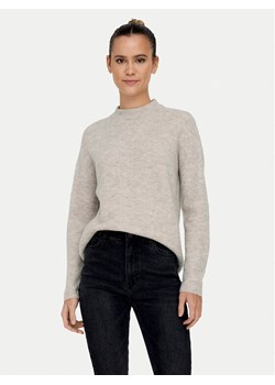 ONLY Sweter Camilla 15277080 Beżowy Regular Fit ze sklepu MODIVO w kategorii Swetry damskie - zdjęcie 186247966