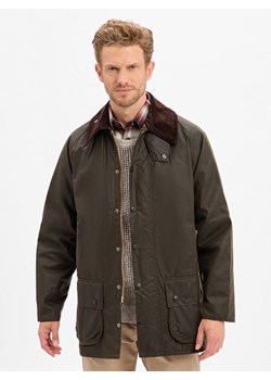 Barbour Kurtka męska - Beaufort Mężczyźni Bawełna oliwkowy jednolity ze sklepu vangraaf w kategorii Kurtki męskie - zdjęcie 186249208