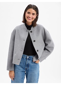 Someday Damska kurtka wełniana - Noolia Kobiety Wełna jasny szary marmurkowy ze sklepu vangraaf w kategorii Kurtki damskie - zdjęcie 186249316