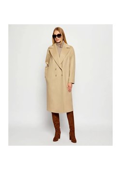 BOSS BLACK Wełniany płaszcz Calacas | z dodatkiem kaszmiru ze sklepu Gomez Fashion Store w kategorii Płaszcze damskie - zdjęcie 186250798