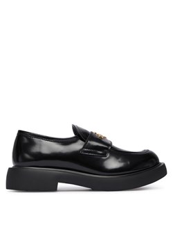 LOVE MOSCHINO Loafersy JA10404G0NJD0000 Czarny ze sklepu MODIVO w kategorii Lordsy damskie - zdjęcie 186252518