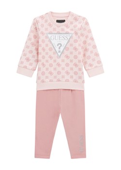 Guess Komplet bluza i legginsy A5BG14 KAD74 Różowy Regular Fit ze sklepu MODIVO w kategorii Komplety dziewczęce - zdjęcie 186252546
