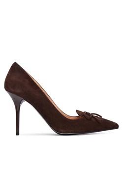LOVE MOSCHINO Szpilki JA10449G0NJA0313 Brązowy ze sklepu MODIVO w kategorii Czółenka - zdjęcie 186252649