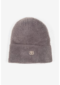 Szara Czapka Typu Beanie z Wełną i Wiskozą Ozdobiona Naszywką Borirra - id: 362198 - marki born2be - 186254546 Szara Czapka Typu Beanie z Wełną i Wiskozą Ozdobiona Naszywką Borirra ze sklepu born2be.pl w kategorii Czapki z daszkiem męskie - zdjęcie 186254546