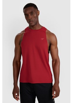 Męski tank top treninowy 4F 4FWAW25TFSLM554 - czerwony - id: 343569 - marki 4F - 186254829 Męski tank top treninowy 4F 4FWAW25TFSLM554 - czerwony ze sklepu Sportstylestory.com w kategorii T-shirty męskie - zdjęcie 186254829