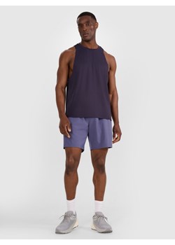 Męski tank top treninowy 4F 4FWAW25TFSLM554 - granatowy ze sklepu Sportstylestory.com w kategorii T-shirty męskie - zdjęcie 186254856