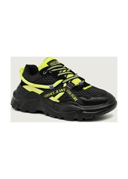 Versace Jeans Couture Sneakersy FONDO SPEEDTRACK DIS. 1 | z dodatkiem skóry ze sklepu Gomez Fashion Store w kategorii Buty sportowe męskie - zdjęcie 186254888