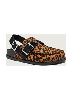 Tommy Jeans Skórzane mule LEOPARD ze sklepu Gomez Fashion Store w kategorii Klapki damskie - zdjęcie 186254895