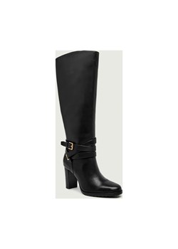 LAUREN RALPH LAUREN Skórzane kozaki na słupku ze sklepu Gomez Fashion Store w kategorii Kozaki damskie - zdjęcie 186254918