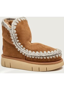 MOU Śniegowce Eskimo 18 | z dodatkiem wełny | zamsz ze sklepu Gomez Fashion Store w kategorii Śniegowce damskie - zdjęcie 186255009