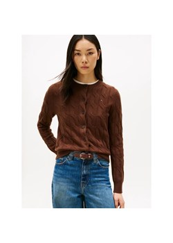 Tommy Hilfiger Wełniany kardigan | Regular Fit ze sklepu Gomez Fashion Store w kategorii Swetry damskie - zdjęcie 186255075