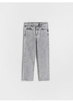 Reserved - Jeansy straight fit - jasnoszary ze sklepu Reserved w kategorii Spodnie dziewczęce - zdjęcie 186257185