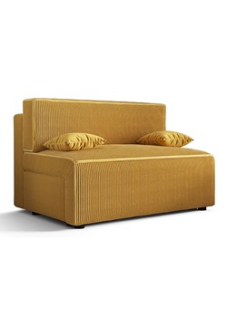 Musztardowa sztruksowa sofa rozkładana Z1-E96 ze sklepu Edinos.pl w kategorii Sofy i kanapy - zdjęcie 186258325