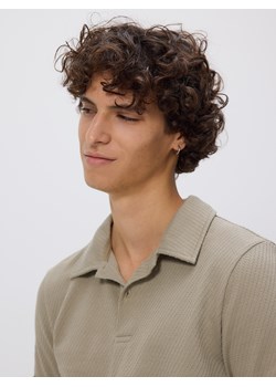 Reserved - Koszulka polo regular fit - oliwkowy ze sklepu Reserved w kategorii T-shirty męskie - zdjęcie 186259678
