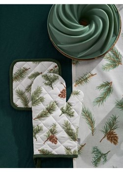 Sinsay - Rękawica kuchenna 2 pack z motywem świerku - zielony ze sklepu Sinsay w kategorii Fartuchy kuchenne - zdjęcie 186261989