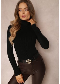Czarny Golf Irinsyss ze sklepu renee.pl w kategorii Swetry damskie - zdjęcie 186262885