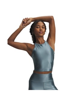 Damski top treningowy Under Armour UA Motion Shine Tank - niebieski ze sklepu Sportstylestory.com w kategorii Bluzki damskie - zdjęcie 186263176