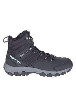 Merrell Skórzane botki turystyczne &quot;Thermo Akita Mid&quot; w kolorze czarnym ze sklepu Limango Polska w kategorii Buty trekkingowe damskie - zdjęcie 186264457