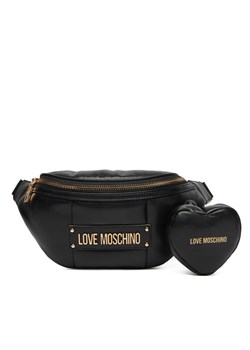 Saszetka nerka LOVE MOSCHINO JC4323PP0NKM100A Czarny ze sklepu eobuwie.pl w kategorii Nerki - zdjęcie 186264948