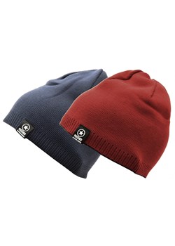 Dwustronna Męska Zimowa Czapka Bordo/Granat - L/XL REDSD ST-514E ze sklepu Stylion w kategorii Zegarki - zdjęcie 186265598