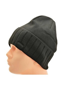 Męska Czapka Zimowa ocieplana polarem - L/XL 2MORO ST-560 kolor czarny ze sklepu Stylion w kategorii Czapki zimowe męskie - zdjęcie 186265607