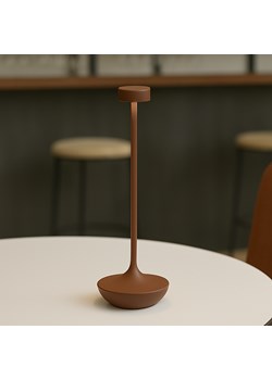 Lampka HoReCa LED bezprzewodowa DECA w kolorze corten z efektem rdzy 6 sztuk/komplet ze sklepu Lysne w kategorii Lampy stołowe - zdjęcie 186266325
