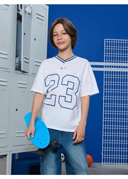 Sinsay - Koszulka z nadrukiem 23 - biały ze sklepu Sinsay w kategorii T-shirty chłopięce - zdjęcie 186266675