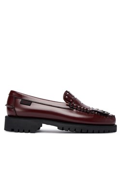 Loafersy Weekend Max Mara Weekendanlug 2525526015670 Bordowy ze sklepu eobuwie.pl w kategorii Lordsy damskie - zdjęcie 186266785
