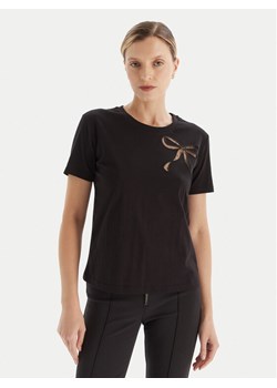 TWINSET T-Shirt 252TT2312 Czarny Regular Fit ze sklepu MODIVO w kategorii Bluzki damskie - zdjęcie 186267377