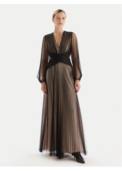 TWINSET Sukienka wieczorowa 252TT2021 Czarny Regular Fit ze sklepu MODIVO w kategorii Sukienki - zdjęcie 186267385