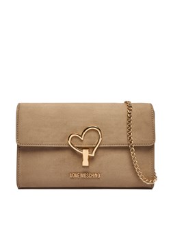 LOVE MOSCHINO Torebka JC4327PP0NKX0105 Beżowy ze sklepu MODIVO w kategorii Kopertówki - zdjęcie 186267407