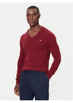 Gant Sweter 8050274 Czerwony Regular Fit - id: 0000305824943 - marki Gant - 186267457 Gant Sweter 8050274 Czerwony Regular Fit ze sklepu MODIVO w kategorii Swetry męskie - zdjęcie 186267457