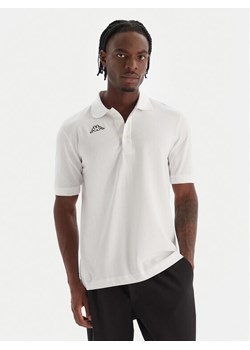 Kappa Polo Logo Sharas Mss 302B3D0 Biały Regular Fit ze sklepu MODIVO w kategorii T-shirty męskie - zdjęcie 186267527