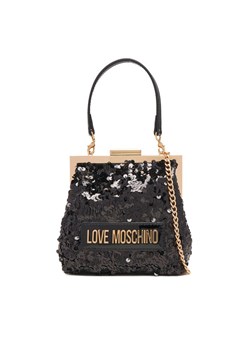 LOVE MOSCHINO Torebka JC4146PP0NKK100A Czarny ze sklepu MODIVO w kategorii Kopertówki - zdjęcie 186267528