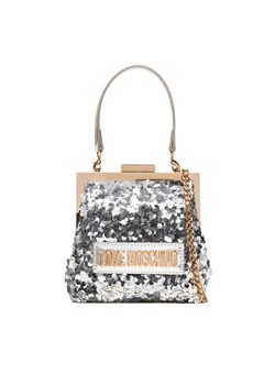 LOVE MOSCHINO Torebka JC4146PP0NKK190A Srebrny ze sklepu MODIVO w kategorii Kopertówki - zdjęcie 186267596