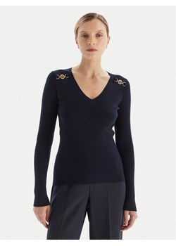Fracomina Sweter FR25WT7025K43301 Granatowy Slim Fit ze sklepu MODIVO w kategorii Swetry damskie - zdjęcie 186267608