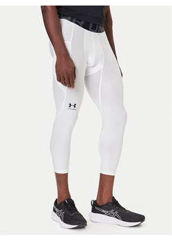 Under Armour Legginsy HeatGear® 1361588 Biały Slim Fit ze sklepu MODIVO w kategorii Bielizna termoaktywna męska - zdjęcie 186267715