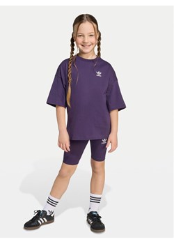 adidas Komplet t-shirt i spodenki Cycling JY4873 Fioletowy Regular Fit ze sklepu MODIVO w kategorii Spodenki dziewczęce - zdjęcie 186267759