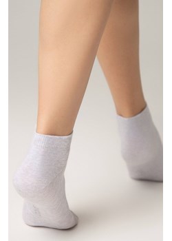 Krótkie bawełniane skarpetki damskie sportowe jasnoszare 3DSOCKS, Kolor jasnoszary, Rozmiar 36-38, Conte ze sklepu Primodo w kategorii Skarpetki damskie - zdjęcie 186269935