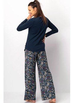 Bawełniana piżama damska LNS 571, Kolor granatowy-wzór, Rozmiar S, Key - id: 218328 - marki Key - 186269985 Bawełniana piżama damska LNS 571, Kolor granatowy-wzór, Rozmiar S, Key ze sklepu Primodo w kategorii Piżamy damskie - zdjęcie 186269985